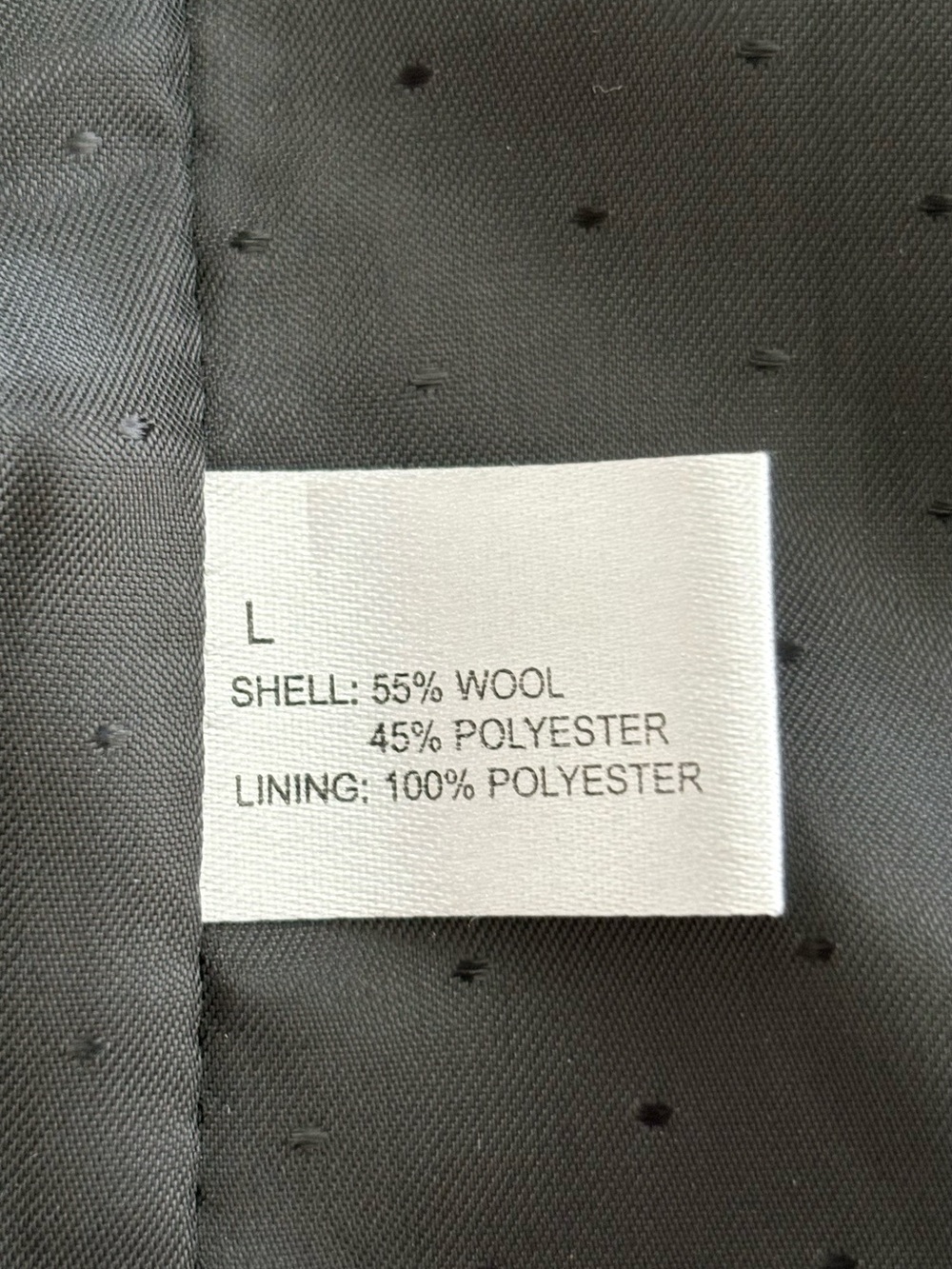 Men's Herringbone Grey Wool Vest - Classic Tailored Waistcoat - Picture 7 of 7